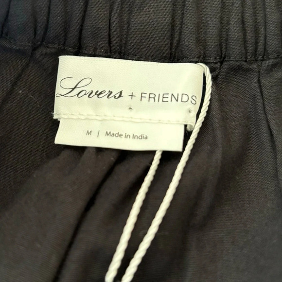 Lovers and Friends Conor Grommet Studded Metal Embellished Black Pant Edgy - Picture 8 of 12